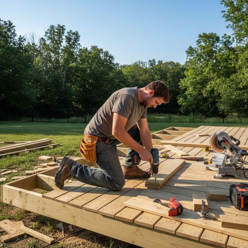 Covered Deck Installation