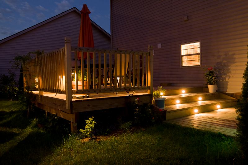 Covered Deck with Lighting